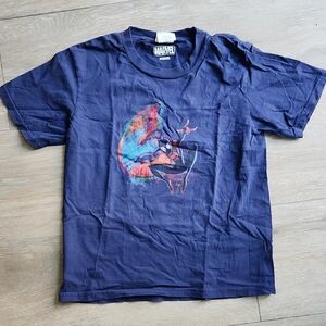 Marvel Blue Short Sleeve 6th Birthday Tee